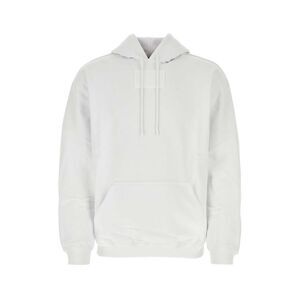 Vtmnts Men White Cotton Blend Oversize Sweatshirt